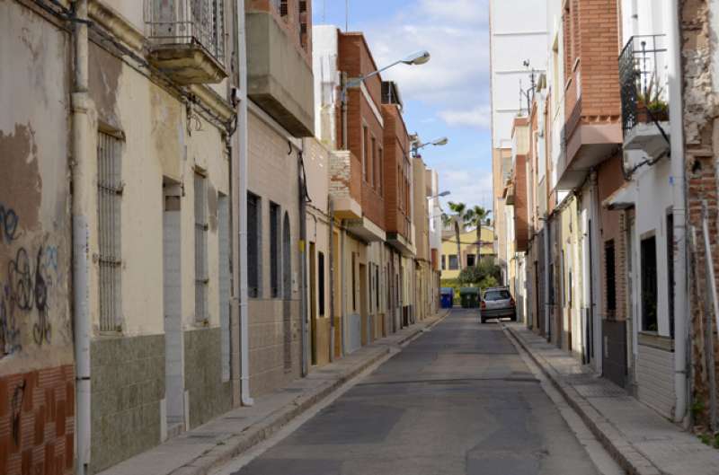 Una calle del Port de Sagunt.  EPDA