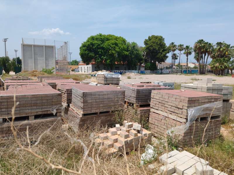 Arranque de las obras de renovacin.  EPDA