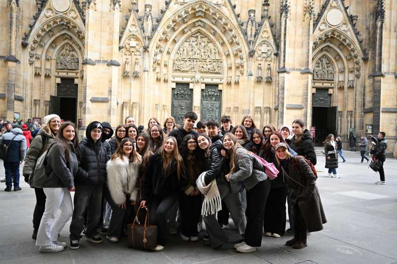 Visita dels estudiants de Foios a la Rep�blica Txeca.EPDA