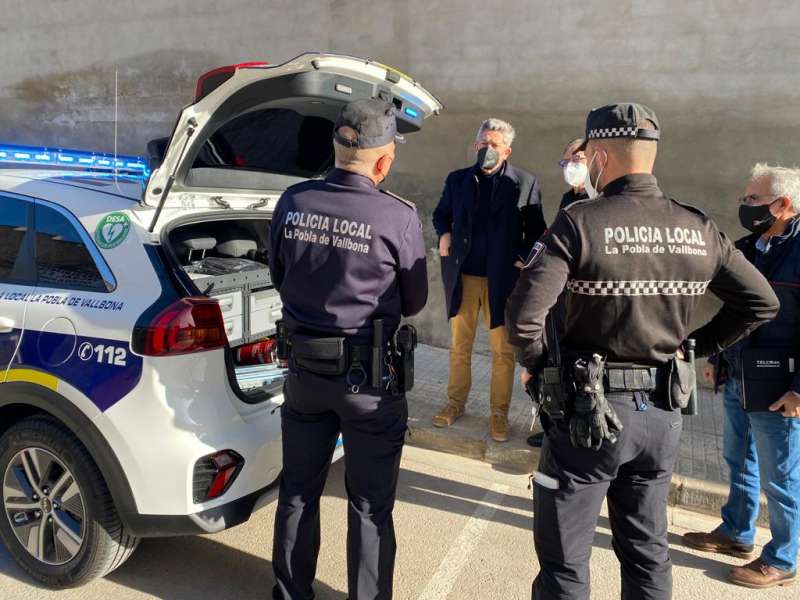 Policía de La Pobla de Vallbona. EPDA. 