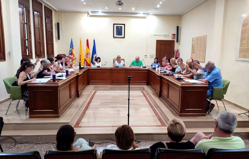 Pleno en Benetsser  Foto: Ayuntamiento de Benetsser
