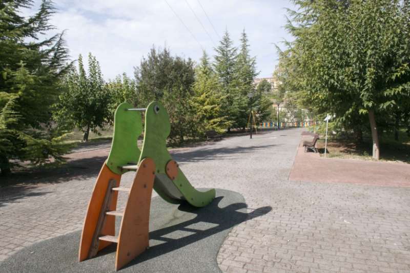 parque de la urbanizaci�n El Regadiu en la actualidad. Ayuntamiento Bocairent