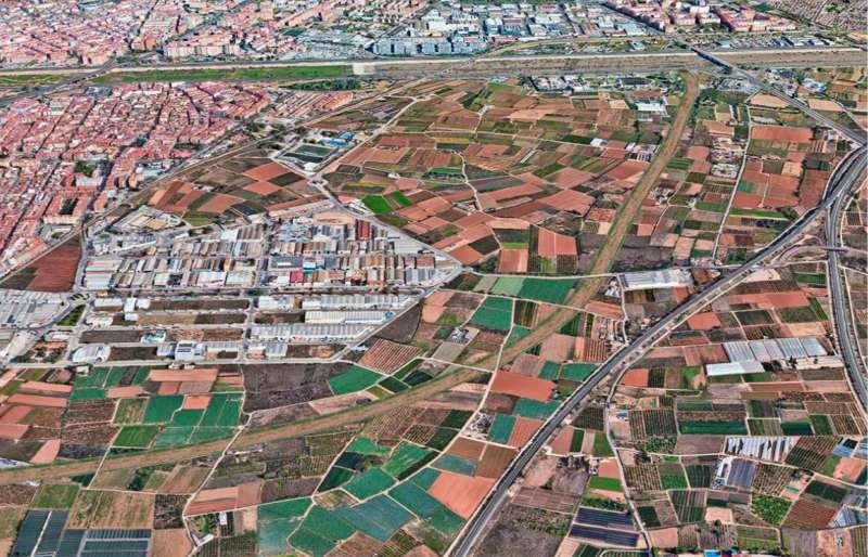 Plano del desvo del barranco de la Saleta. EPDA