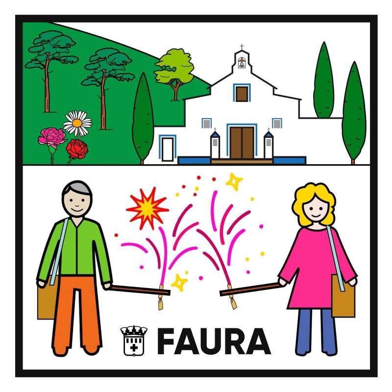 El pictograma que ha creat lAjuntament de Faura coincidint amb el Dia Mundial de Conscienciaci� sobre lAutisme.  EPDA