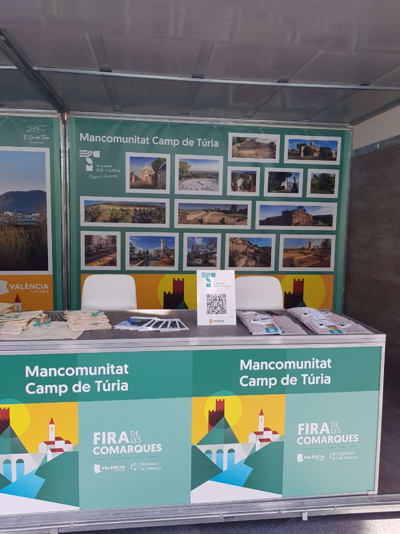 Stand de la Mancomunitat del Camp de Tria per a la fira de comarques | EPDA