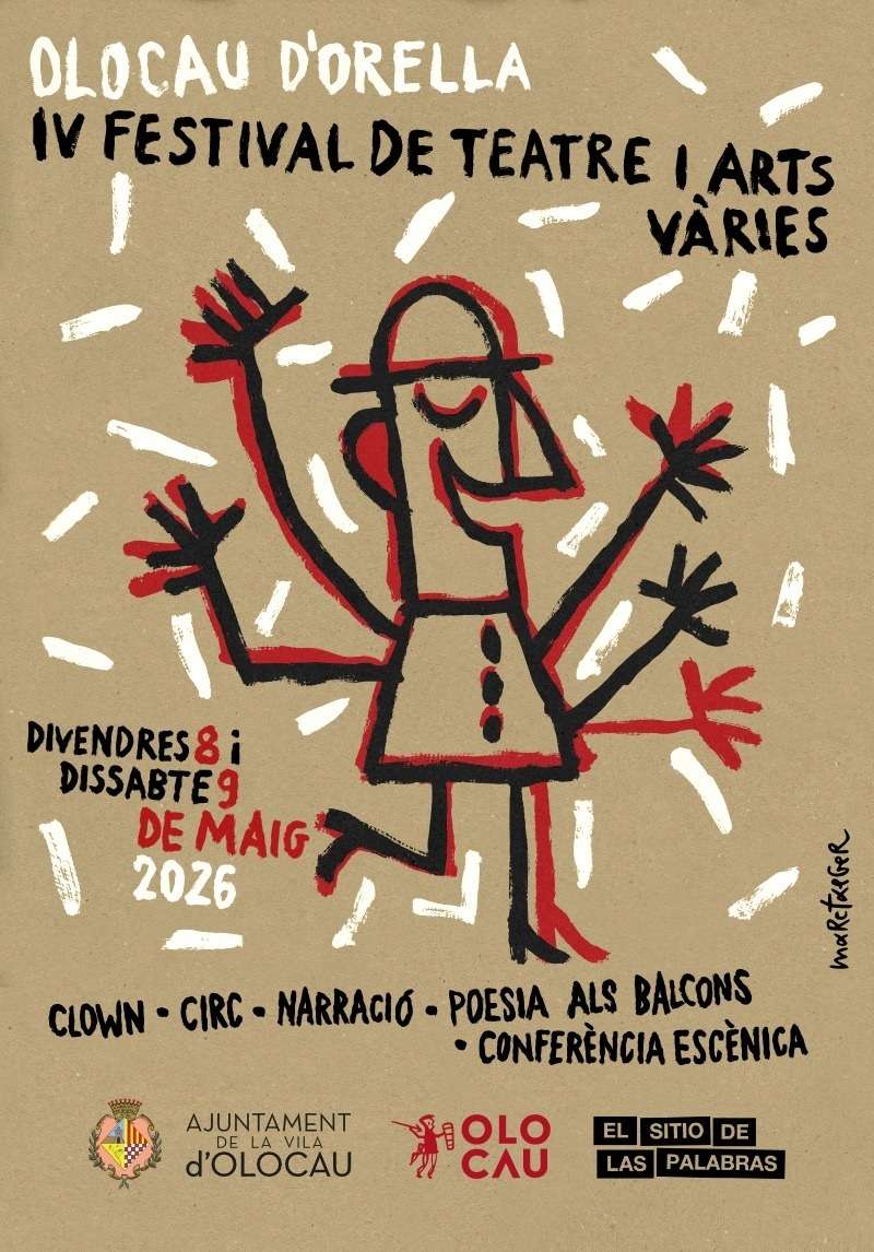 Cartell de la quarta edici� del Festival Olocau d?Orella. MARC TAEGER
