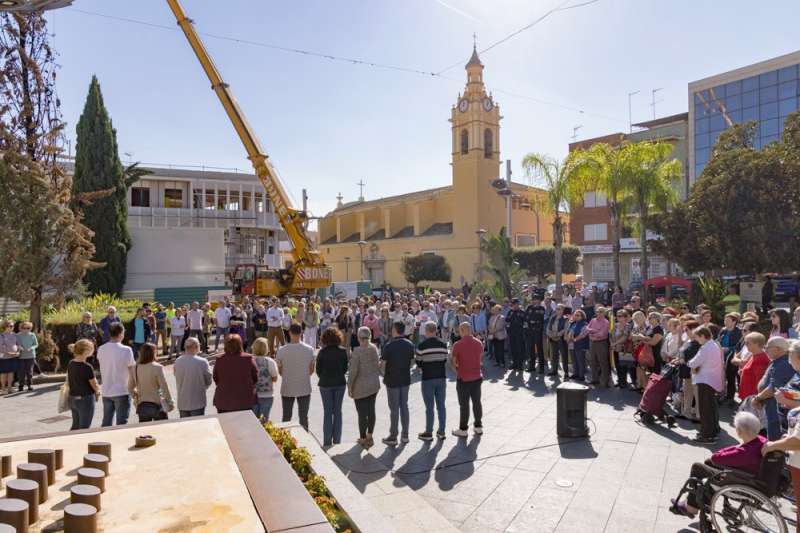 Concentraci en Picassent en record de les 229 vctimes de la dana.EPDA