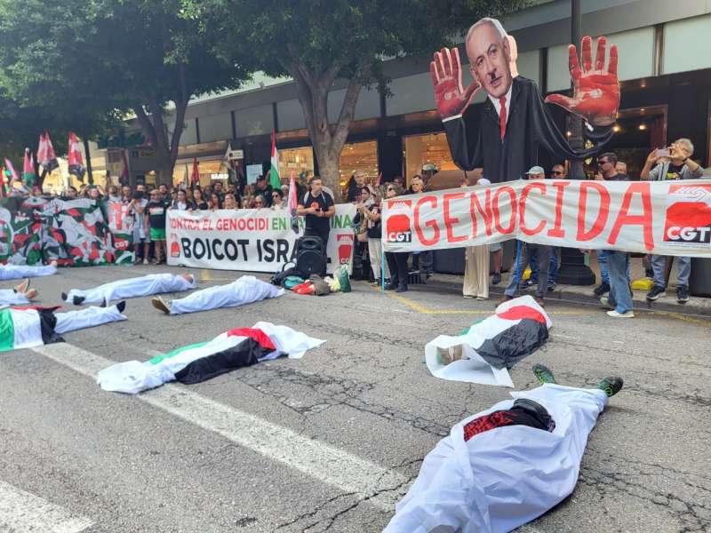 Manifestaciones en Valencia en la huelga general de Valencia por Palestina | EPDA