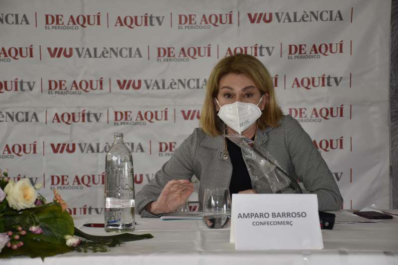 Amparo Barroso, Secretaria General de Confecomerç. / Plácido González