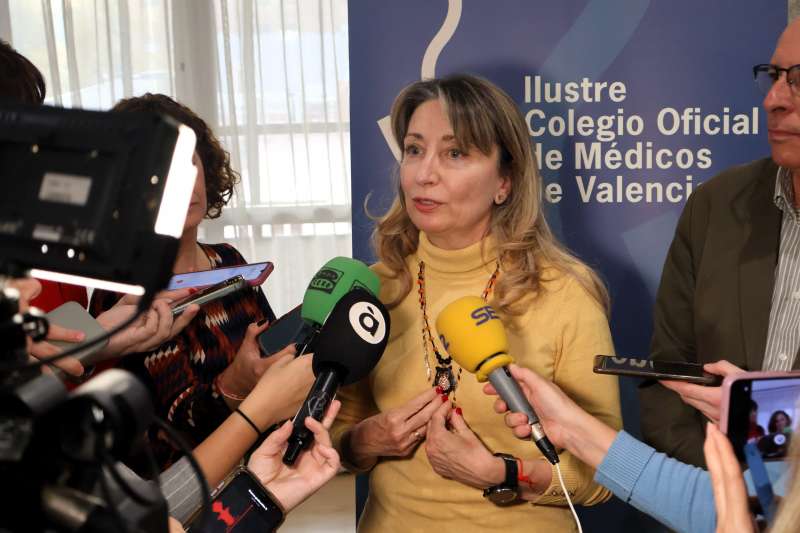 Dra. Mercedes Hurtado Sarri, Presidenta del Ilustre Colegio Oficial de Mdicos de Valencia.EPDA