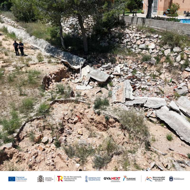 La Llomaina de Vilamarxant inicia la seua recuperaci� despr�s dels danys de la dana. EPDA