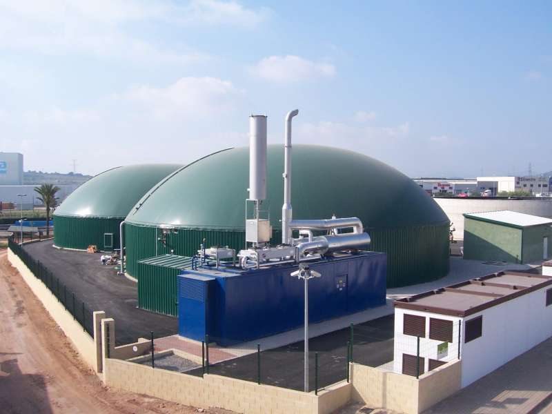 Planta de biogás en la Vall d?Uixó (Castellón)./ EFE