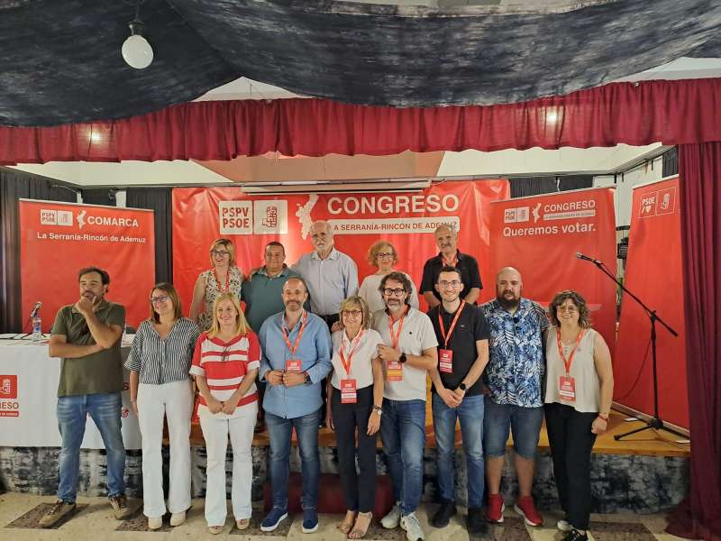 Congreso comarcal del PSPV-PSOE La Serrana-El Rincn de Ademuz celebrado en Casas Bajas. EPDA