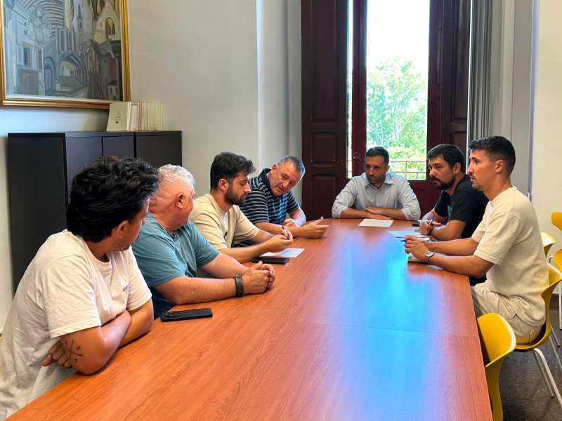 Un momento de la reunin.EPDA