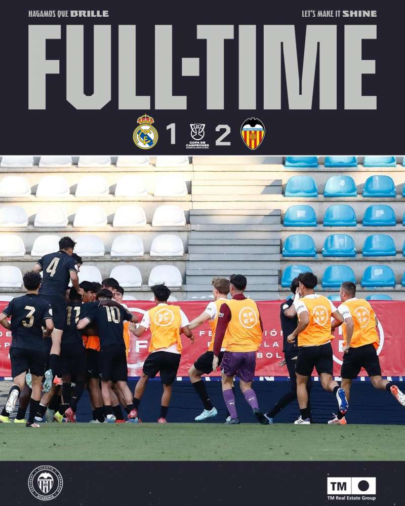 Cartel compartido por el Valencia CF en sus redes sociales. EPDA