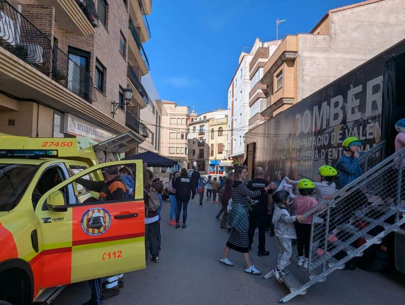Jornada del Consorcio de Bomberos en Utiel.  EPDA