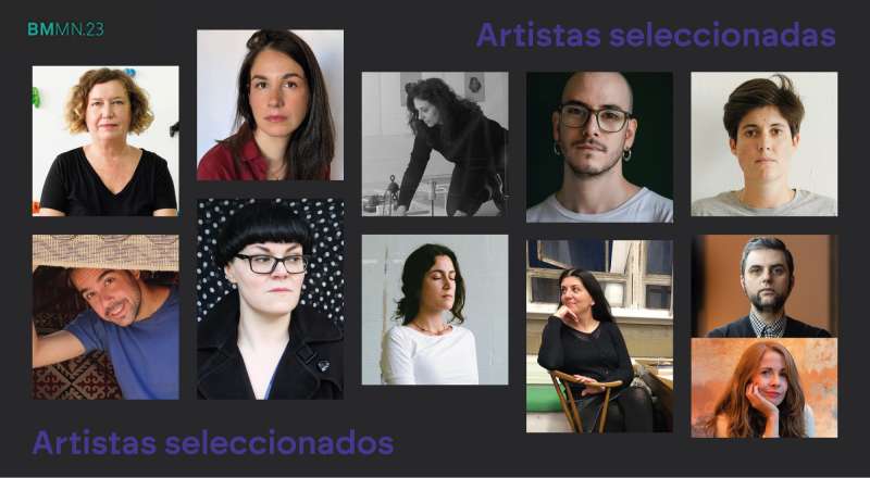 Los 10 artistas seleccionados en la Biennal de Mislata 2023. EPDA