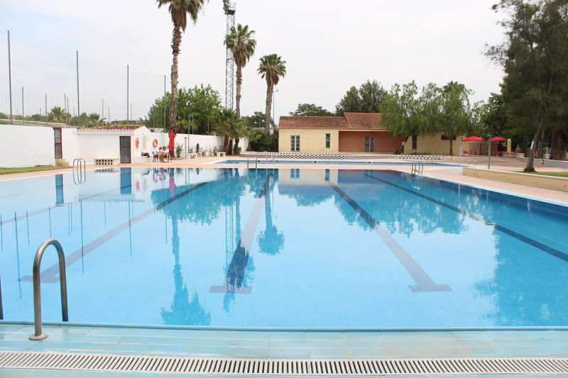 Imagen de al piscina de Cheste.  EPDA