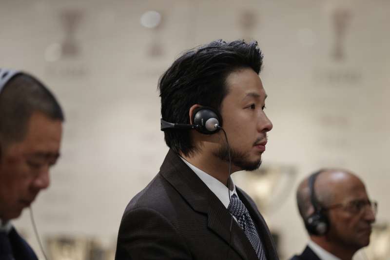 El presidente del Valencia CF Lim Wee Kiat en una junta general de accionistas del club. EFE Archivo
