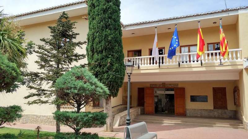 La fachada del ayuntamiento. EPDA