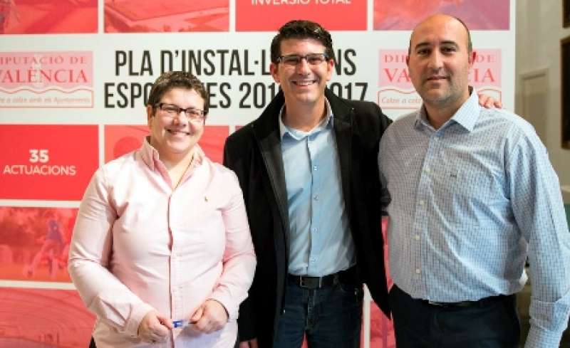 García, Rodríguez y Gómez en la presentación del plan. EPDA