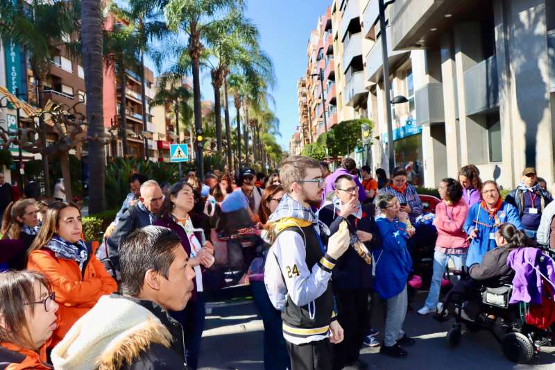 I Ruta Inclusiva de les Falles celebrada a Torrent.EPDA