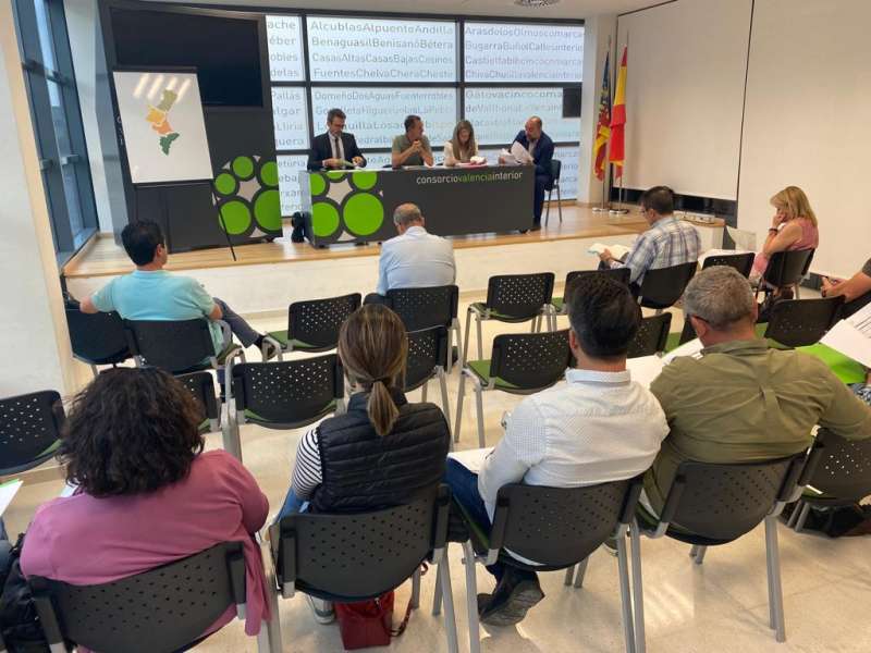 Asamblea del Consorcio Valencia Interior en la plana de LlÃ­ria. /EPDA