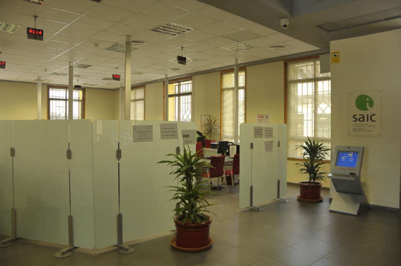 Las oficinas de la SAIC, en el Port de Sagunt.  EPDA