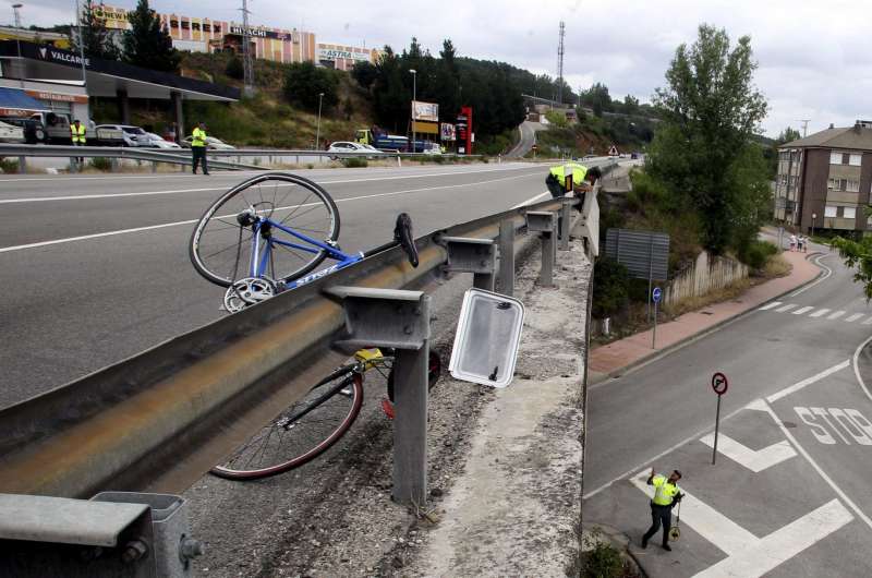 Imagen de archivo de un accidente con una bicicleta. EFEAna F. Barredo
