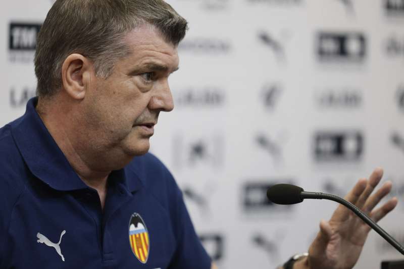 Gourlay, en una rueda de prensa de esta campa�a. EFE Kai ForsterlingARCHIVO
