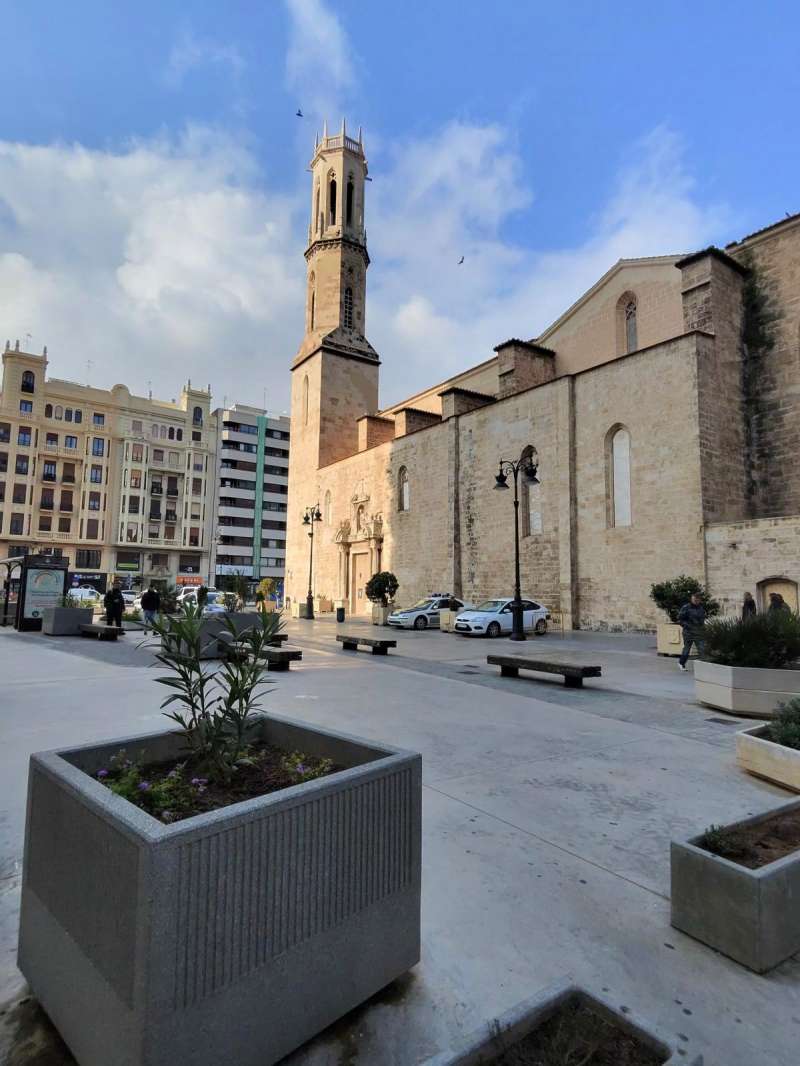 Seguridad en las calles del centro de Valencia ante los actos falleros.  EPDA