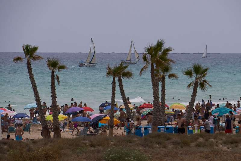 Playa del Racó de Mar, de Canet, considerada una de las mejores de España. / EPDA