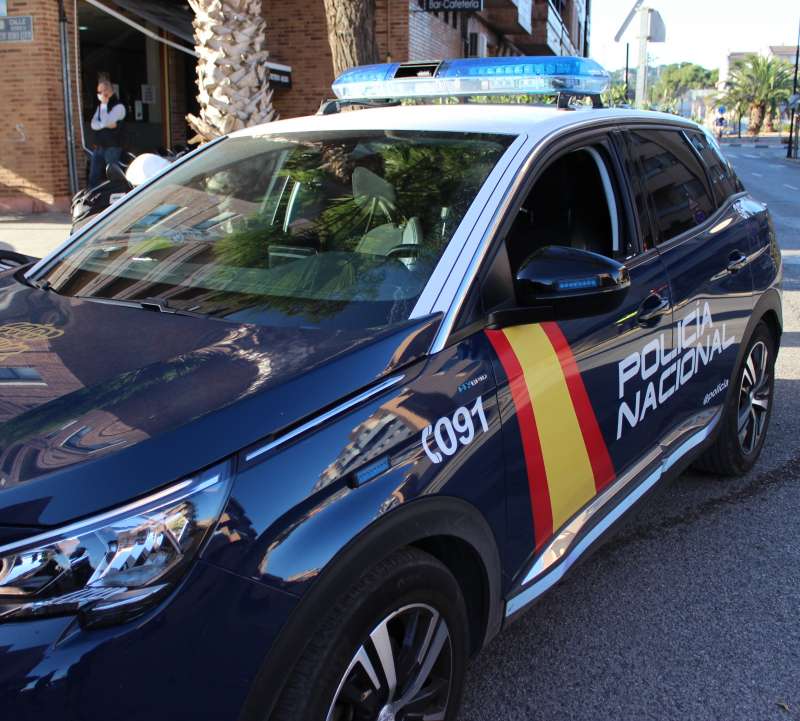 Un vehculo de la Polica Nacional. EPDA