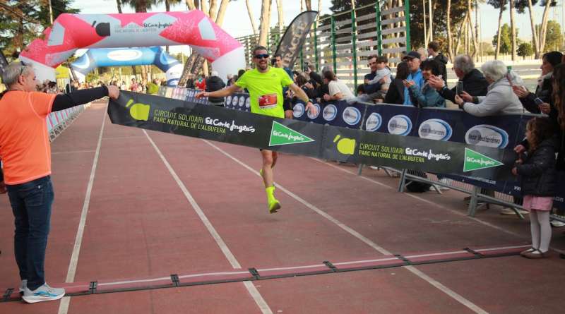 Carlos Jim�nez, ganador de la prueba absoluta.  EPDA