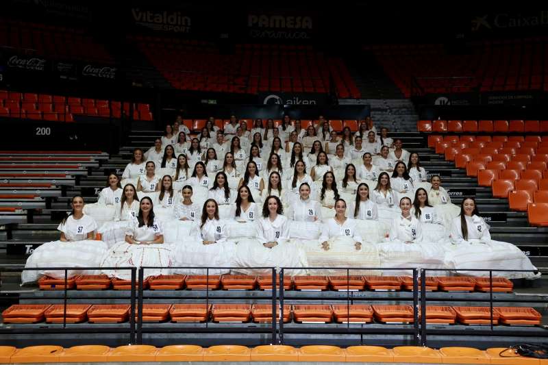 Candidatas para la eleccin de la Corte de Honor Fallas 2026.  JCF
