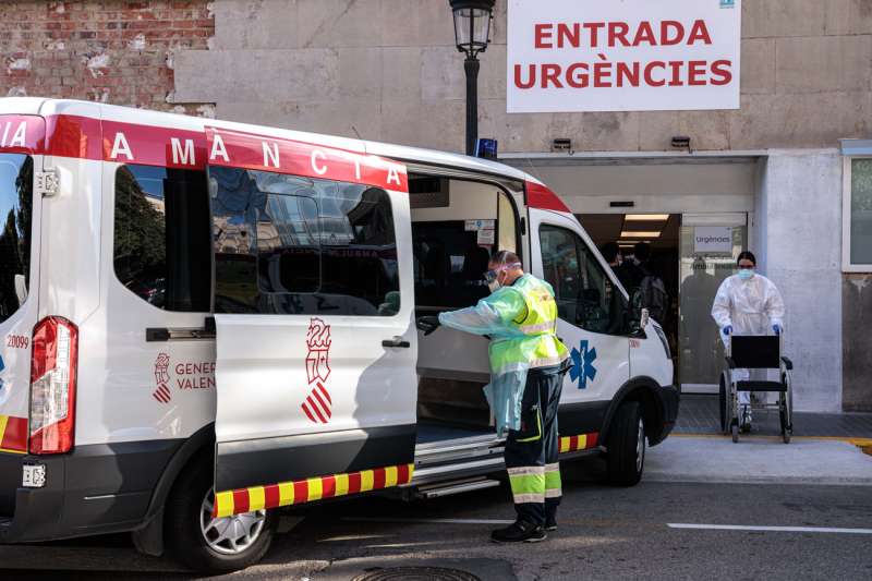 Servicio de urgencias de un centro hospitalario de Valencia. EFE/ Biel Aliño/Archivo

