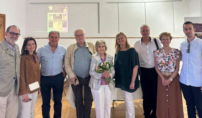 Visita de la filla i neta a Quartell fa uns dies.  EPDA