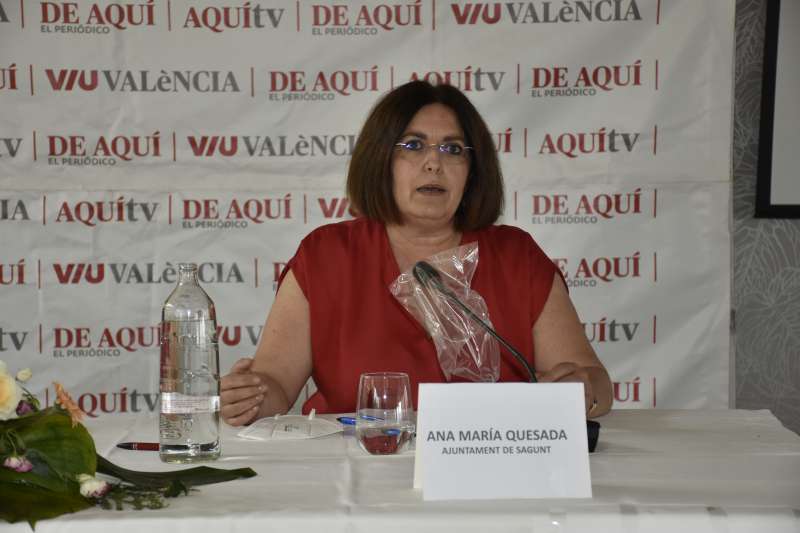Ana María Quesada, concejala de Patrimonio, Comercios y Mercados del Ayuntamiento de Sagunt. / Plácido González
