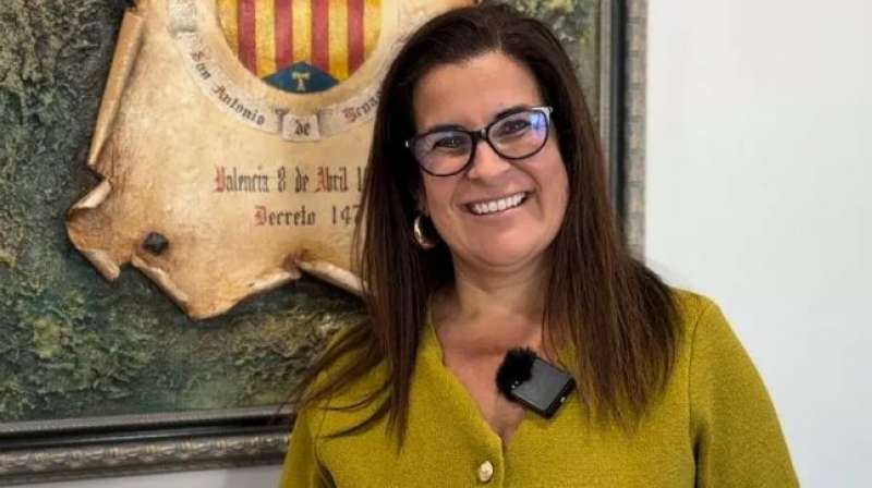 Eva mara Tejedor, alcaldesa de San Antonio de Benagber. EPDA