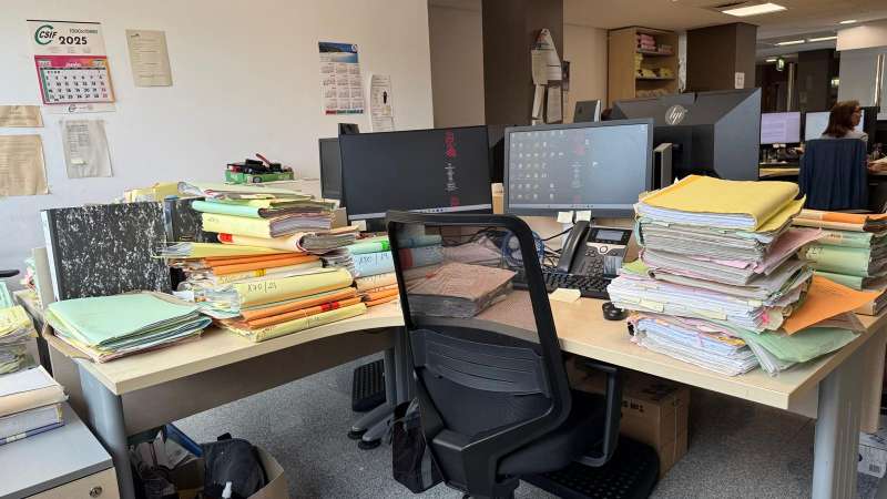 Foto de los expedientes.  EPDA