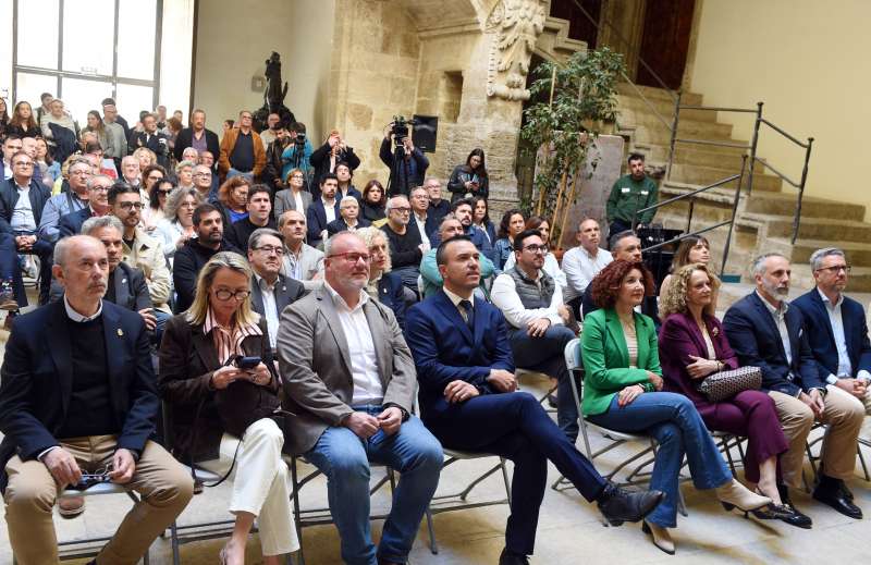 Presentaci�n del programa Gestifoc en la Diputaci�n de Valencia, con presencia de alcaldes y alcaldesas del Camp de T�ria, la Serran�a y el Rinc�n de Ademuz. ABULAILA
