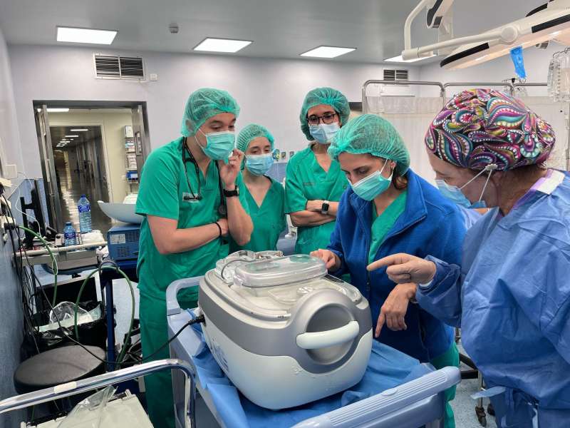 Profesionales del Hospital Doctor Peset  Foto: GVA