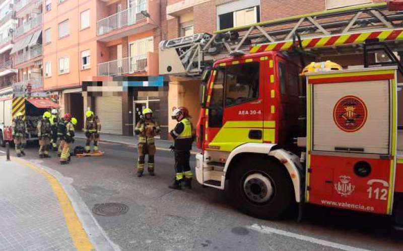 Imagen de archivo de los bomberos de Valencia.EPDA