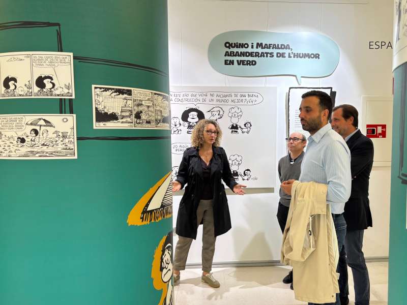 Foto de la exposicin Conscincia en verd de Sagunto.EPDA