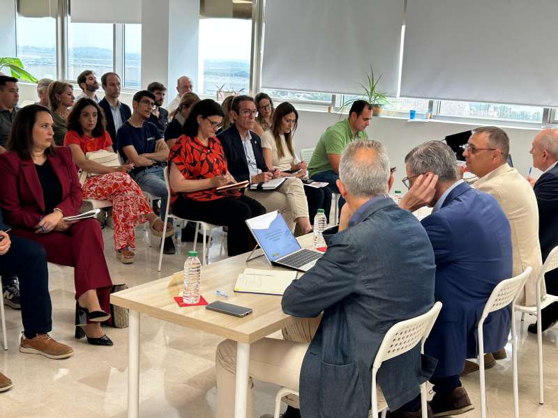 Encuentro en la sede de Ribactiva Empreses. EPDA