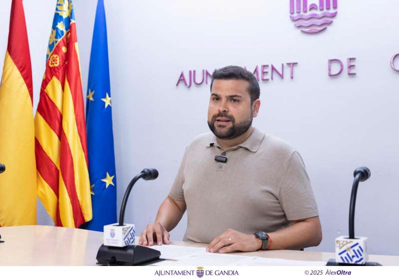 El coordinador comarcal del Partido Popular de la Safor, David Ronda | EPDA