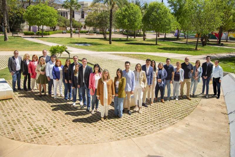 Integrantes del Partido Popular de Paiporta.EPDA
