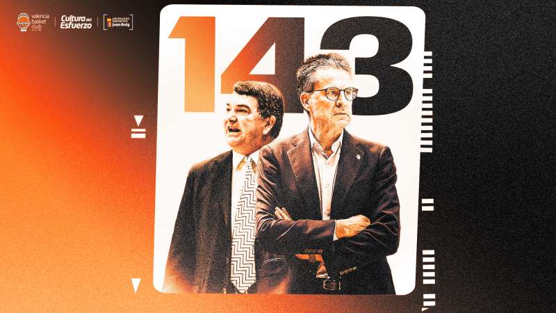 Pedro Martnez iguala a Miki Vukovic como entrenador con ms victorias en Valencia Basket. VALENCIA BASKET