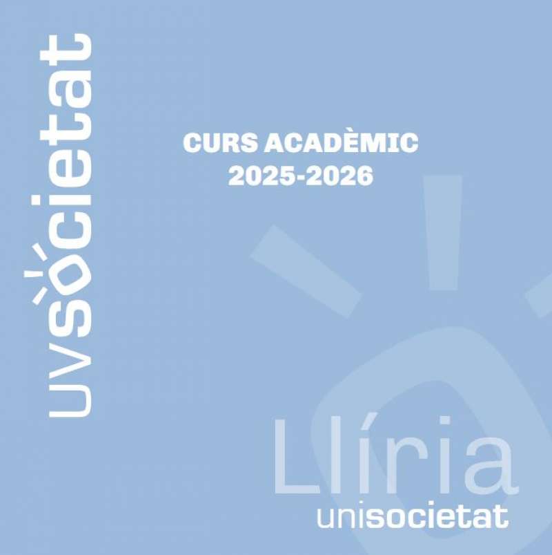 Cartell del programa Unisocietat de Llria. EPDA